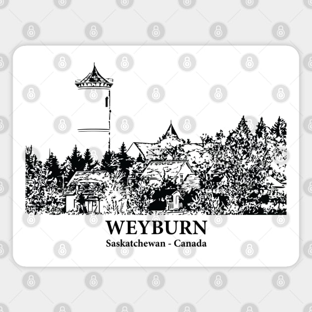 Weyburn - Saskatchewan Magnet by Lakeric